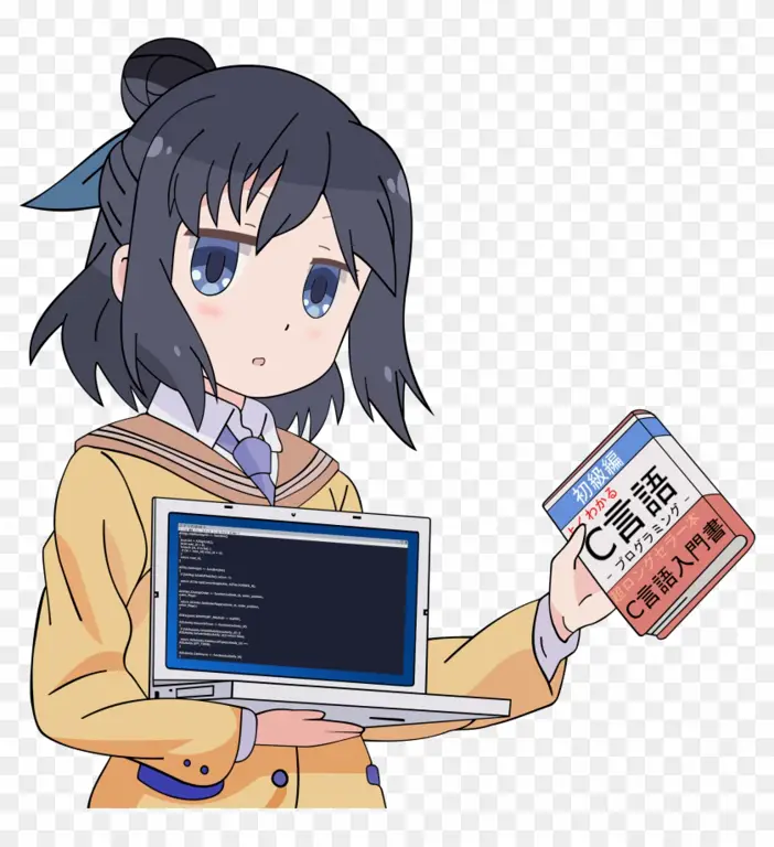 Tutorial coding dengan gaya anime yang menarik