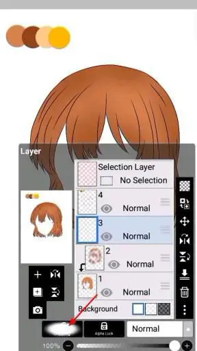 Gambar tutorial melukis anime secara digital