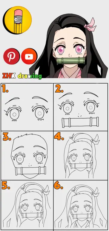 Tutorial menggambar anime mudah dengan pensil