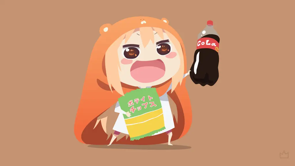 Gambar wallpaper Umaru-chan versi chibi yang lucu