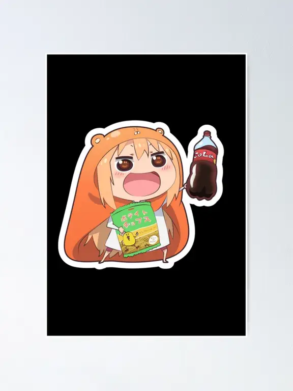 Gambar chibi Umaru Doma yang lucu