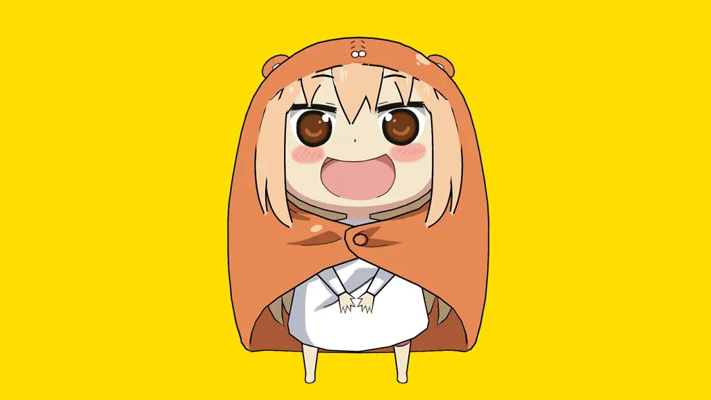 Umaru dalam mode rumahannya yang malas