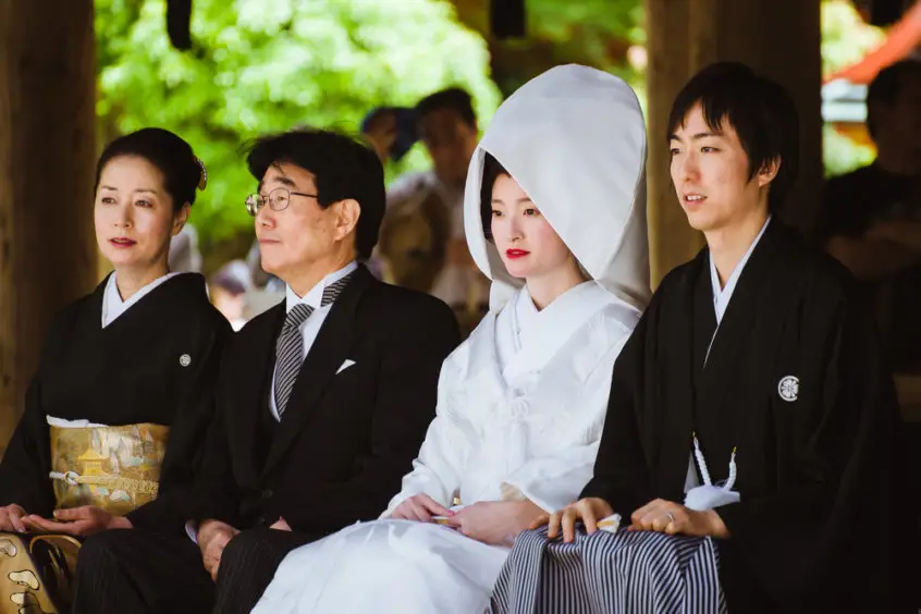 Upacara Pernikahan Tradisional Jepang Gambar upacara pernikahan tradisional Jepang