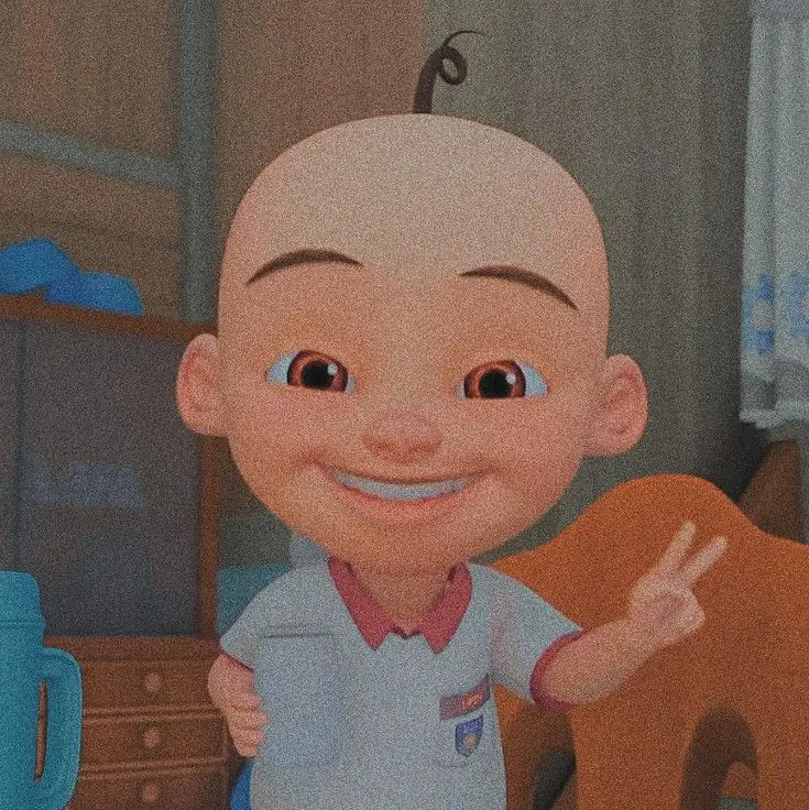 Upin dan Ipin dalam gaya anime