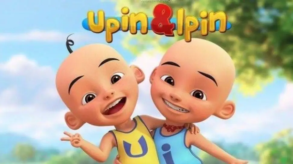 Upin dan Ipin dalam gaya anime Jepang