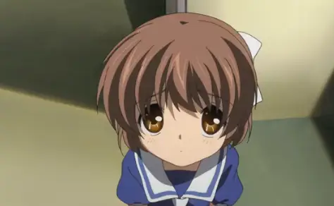 Gambar Ushio, anak Tomoya dan Nagisa