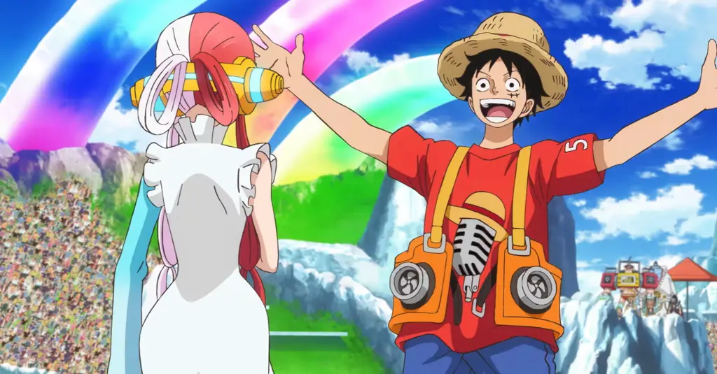 Gambar Uta, penyanyi dalam One Piece Film: Red