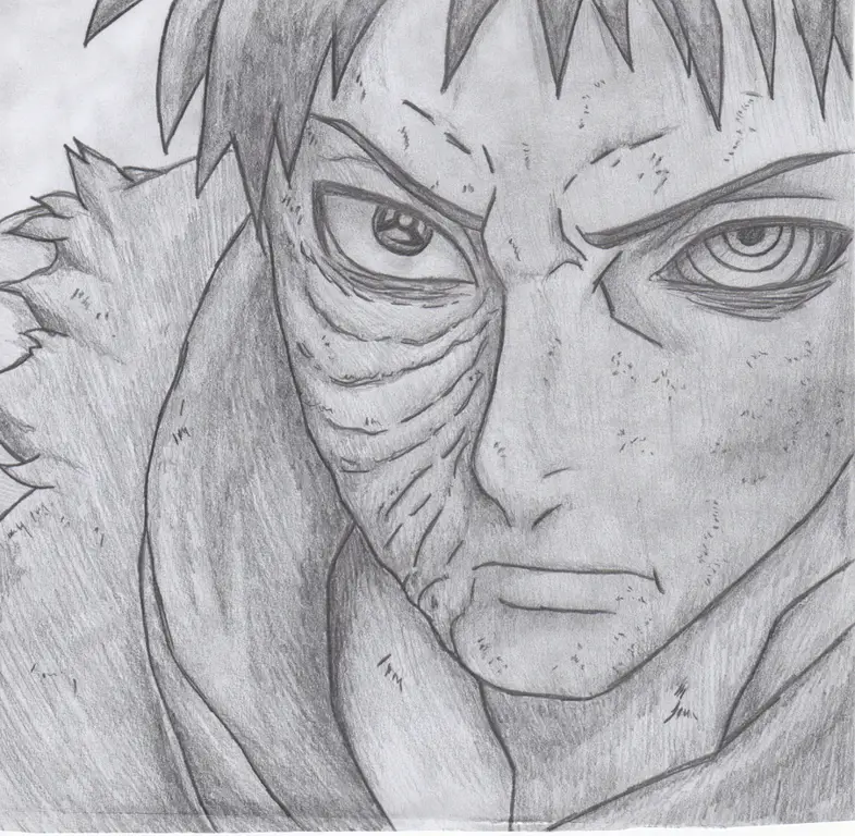 Berbagai Gaya Gambar Obito Uchiha