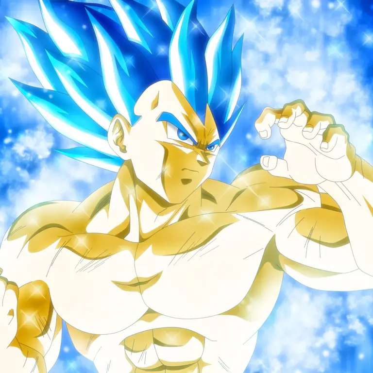 Gambar Vegeta Super Saiyan Blue