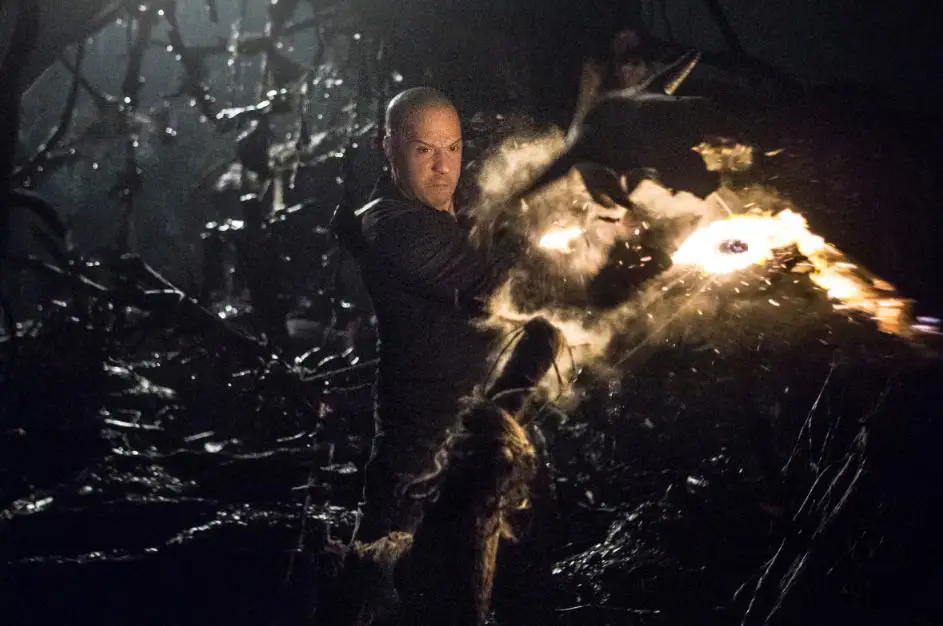 Vin Diesel sebagai Kaulder dalam film The Last Witch Hunter