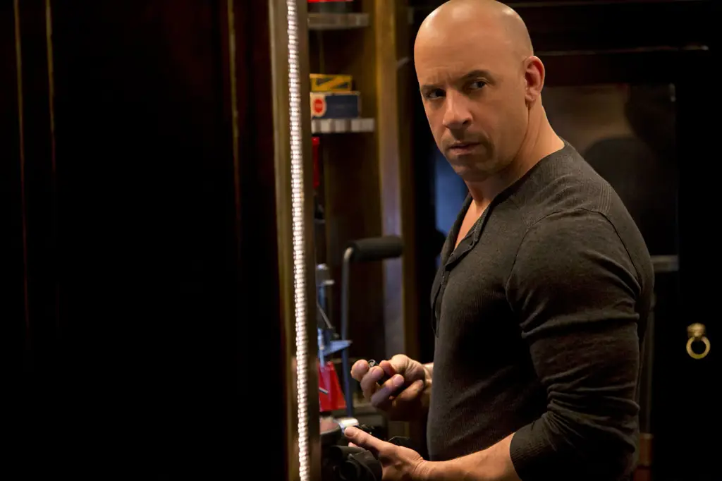 Vin Diesel sebagai Kaulder dalam film The Last Witch Hunter