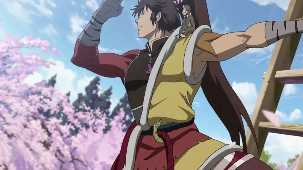 Cuplikan gambar anime Sengoku Basara