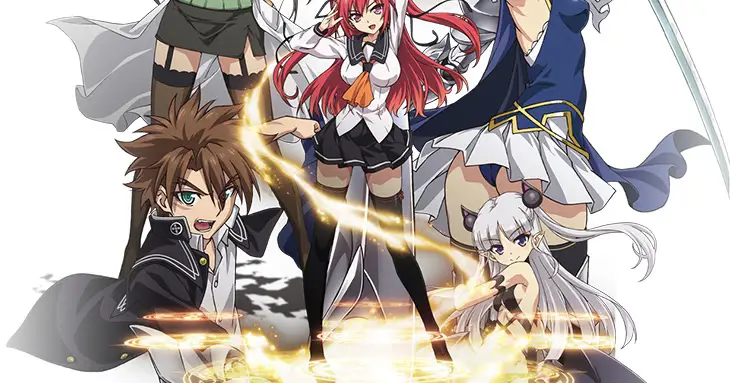 Visual utama anime Shinmai Maou no Testament