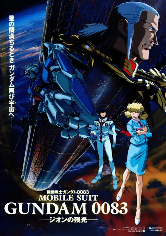 Pemandangan dunia futuristik dalam Gundam Stardust Memory