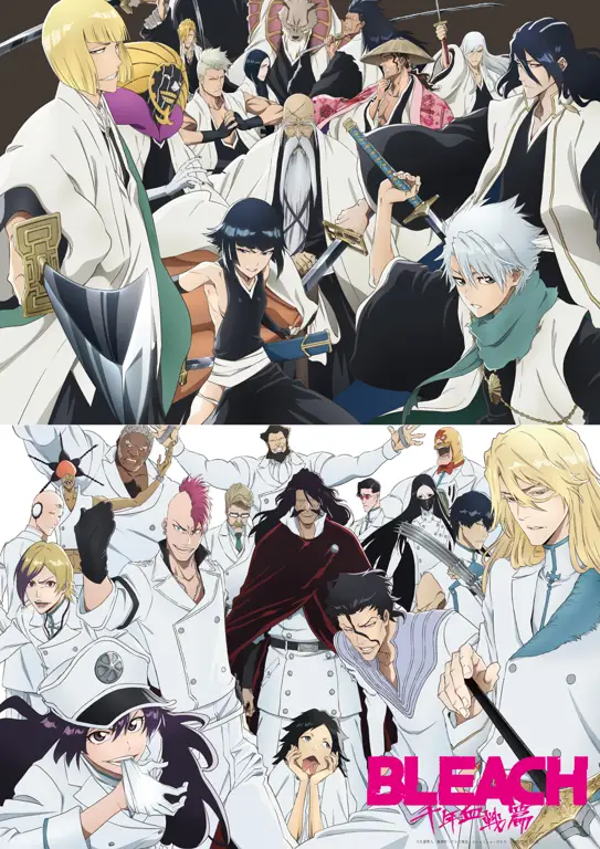 Visual kunci dari anime Bleach: Thousand-Year Blood War