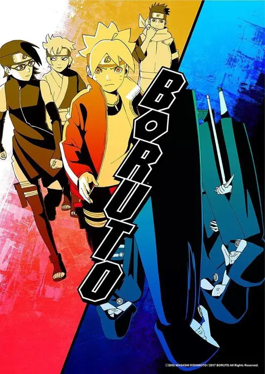 Visual kunci anime Boruto