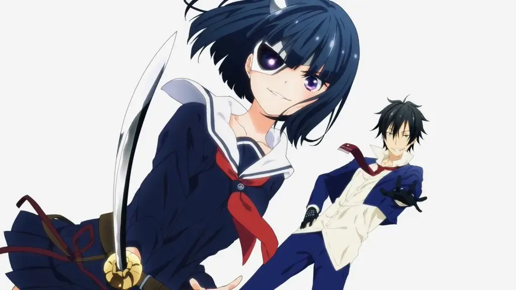 Visual kunci anime Busou Shoujo Machiavellianism