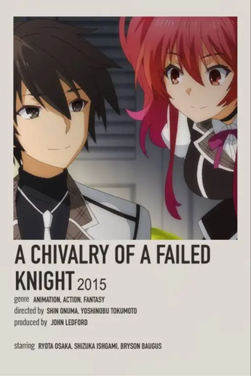 Visual kunci anime Chivalry of a Failed Knight