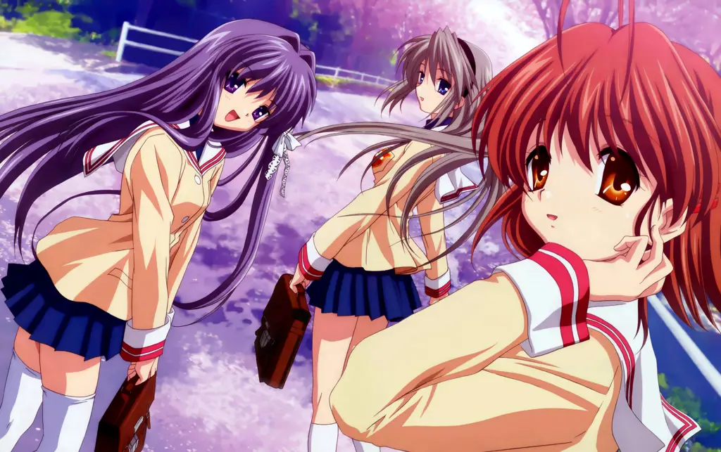 Visual kunci anime Clannad