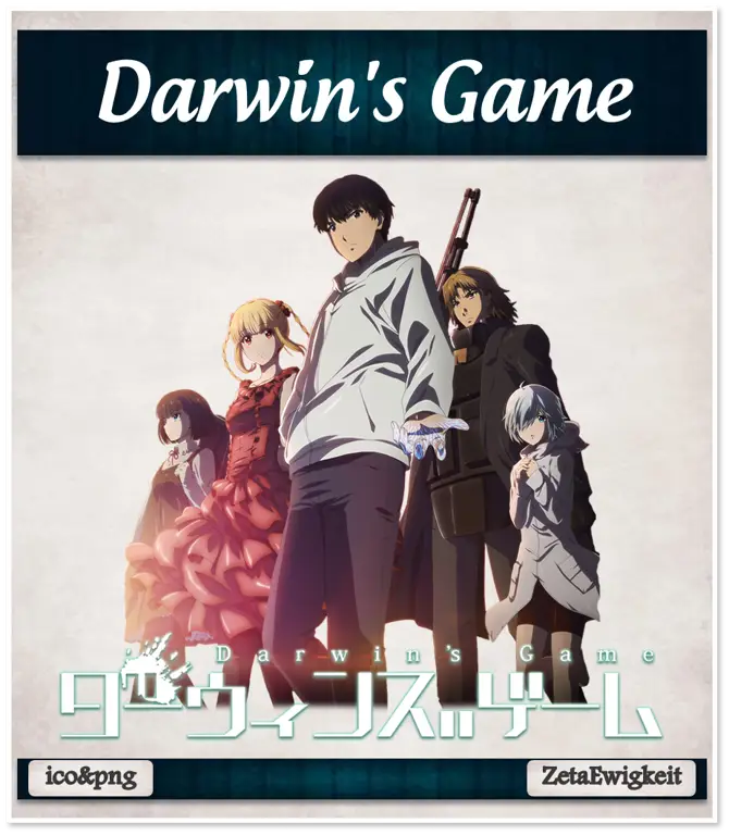 Visual kunci anime Darwin's Game