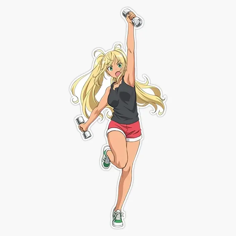 Visual kunci anime Dumbbell Nan Kilo Moteru