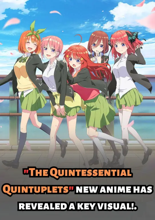 Visual kunci anime The Quintessential Quintuplets