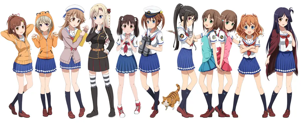 Visual kunci anime High School Fleet