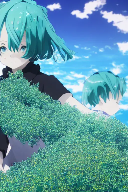 Visual kunci anime Houseki no Kuni