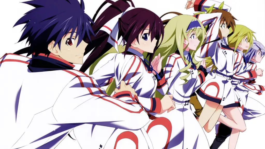 Visual kunci anime Infinite Stratos