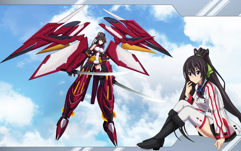 Visual kunci anime Infinite Stratos