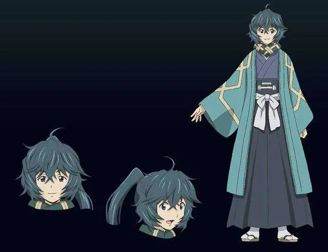 Visual kunci anime Log Horizon, menampilkan karakter utama Visual kunci anime Log Horizon