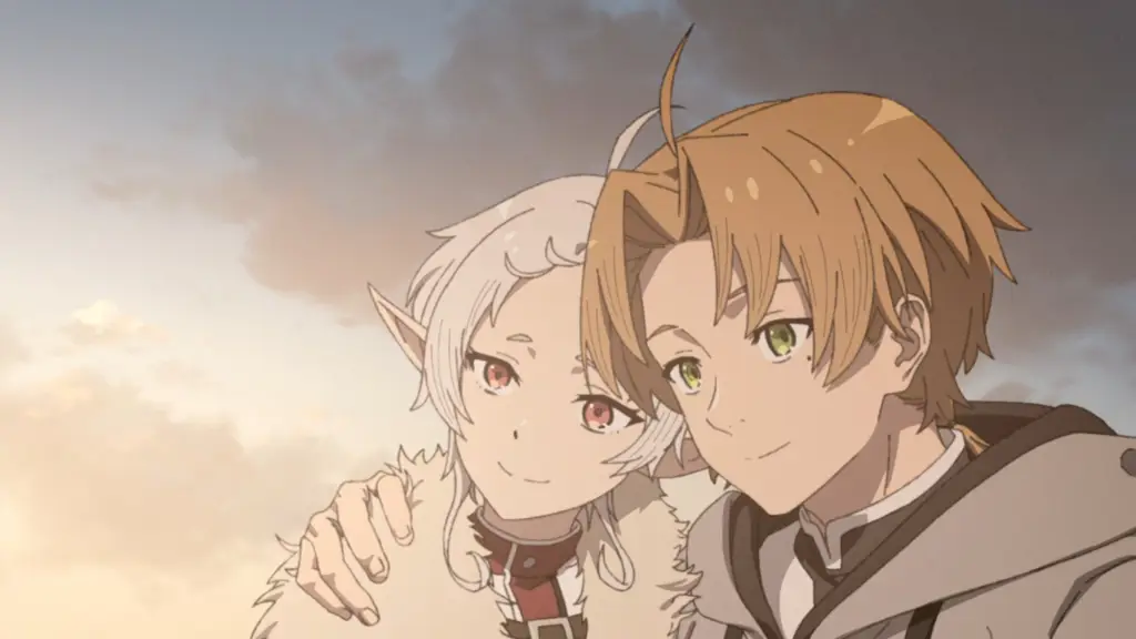 Visual kunci anime Mushoku Tensei