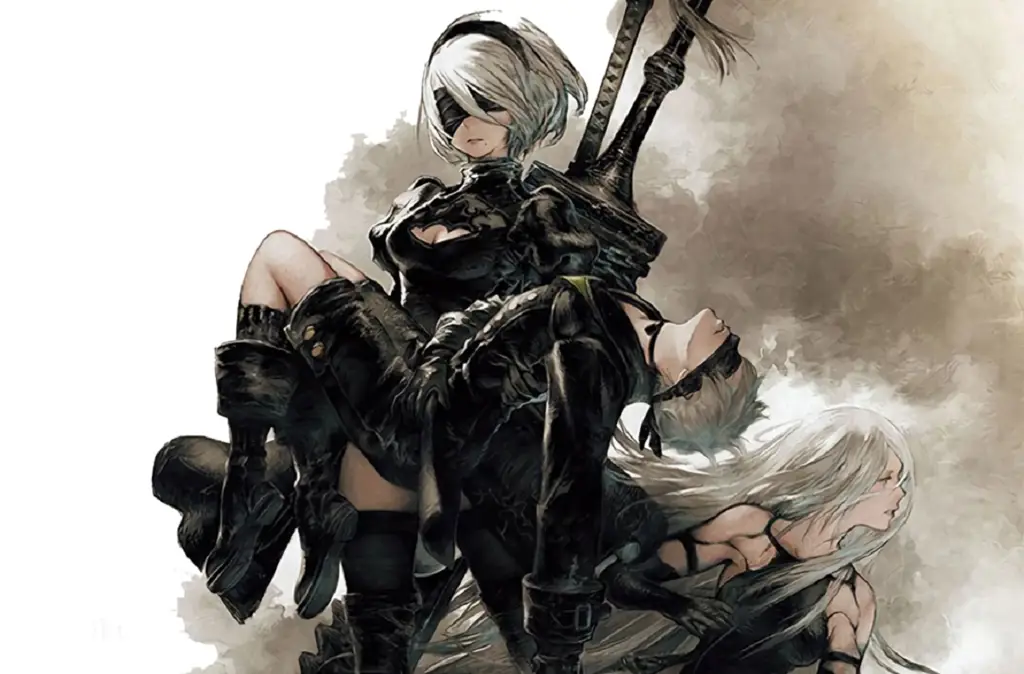 Visual kunci anime Nier Automata