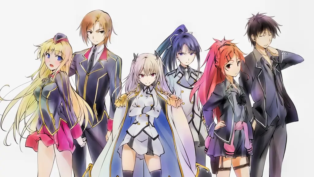 Visual kunci anime Qualidea Code