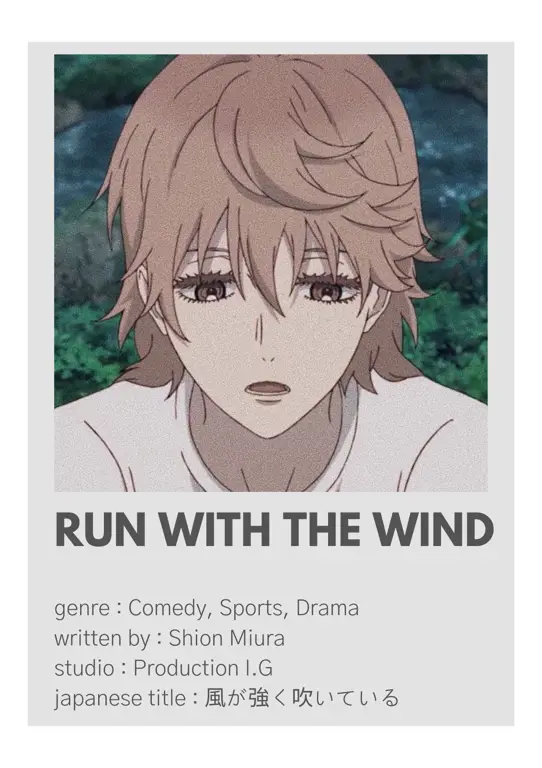 Visual kunci anime Run with the Wind