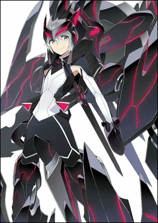 Visual Kunci Anime Saijaku Muhai no Visual kunci anime Saijaku Muhai no yang menampilkan karakter utama dan latar dunia fantasi