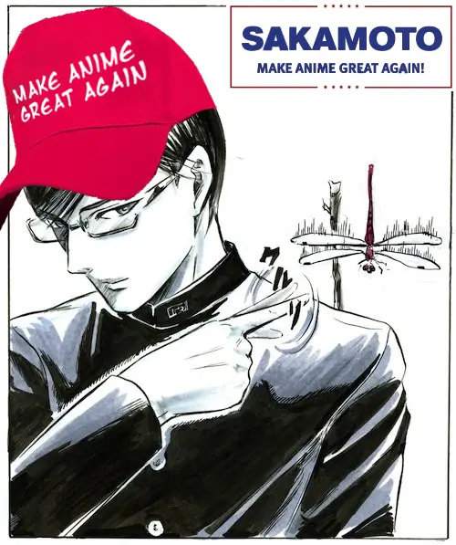 Visual Kunci Anime Sakamoto desu ga? Visual kunci anime Sakamoto desu ga?