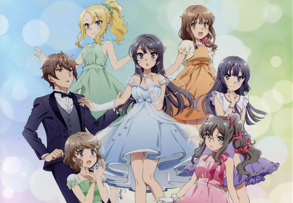 Visual kunci anime Seishun Buta Yarou Visual kunci anime Seishun Buta Yarou