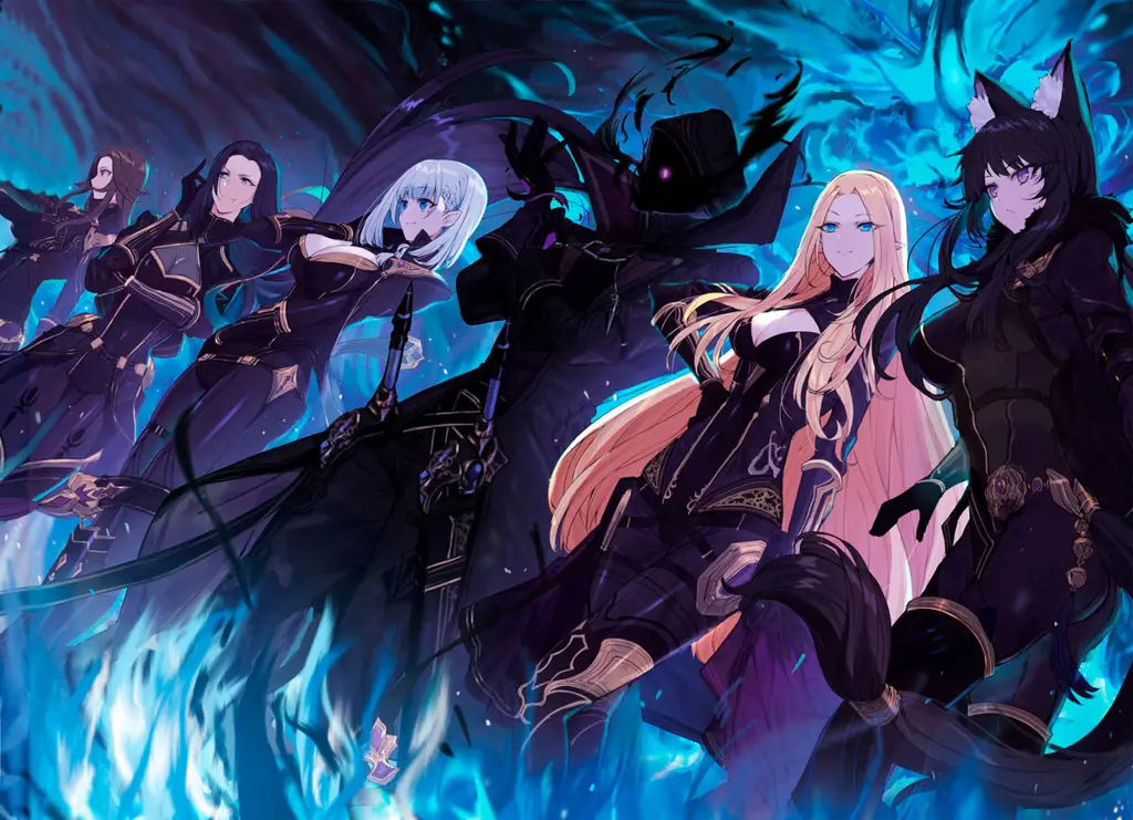 Visual kunci anime Shadow Garden