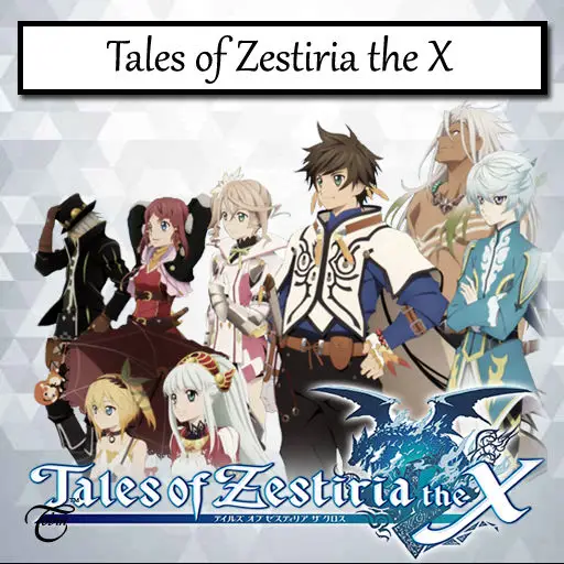 Visual kunci anime Tales of Zestiria the X yang menampilkan Sorey dan Mikleo