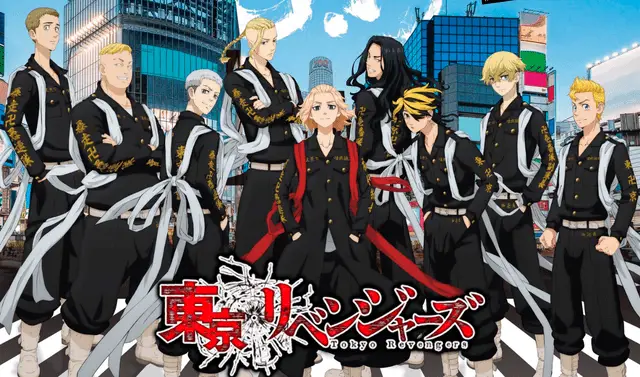 Visual Kunci Anime Tokyo Revengers Visual kunci anime Tokyo Revengers yang menampilkan karakter utama