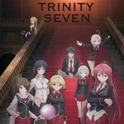 Visual kunci anime Trinity Seven