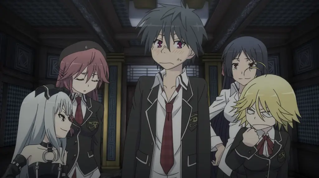 Visual kunci anime Trinity Seven