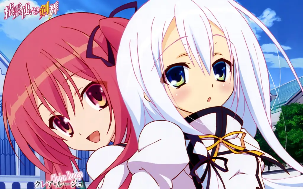 Visual kunci anime Seirei Tsukai no Blade Dance