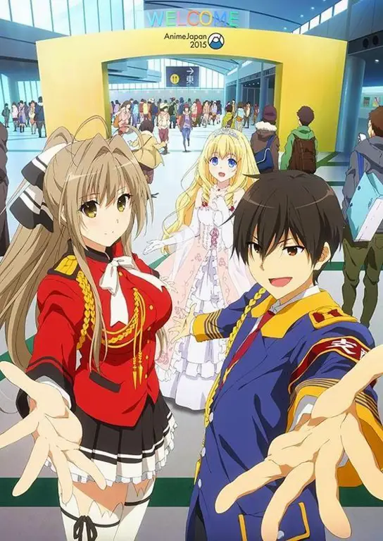 Visual kunci anime Amagi Brilliant Park