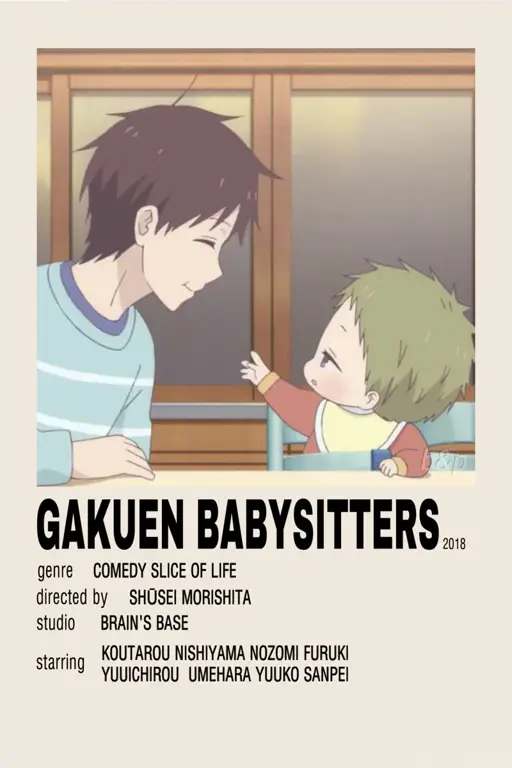 Visual kunci anime Gakuen Babysitters