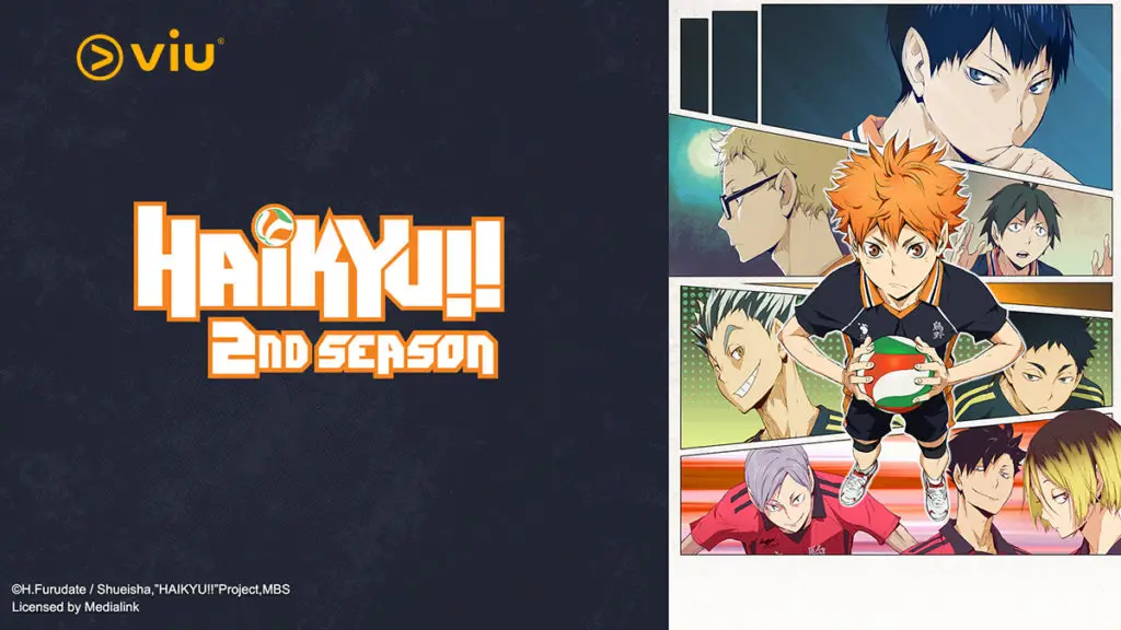 Visual kunci Haikyuu!! Season 2 menampilkan para karakter utama