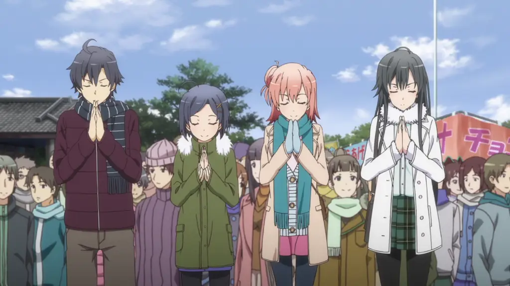 Visual kunci anime Oregairu