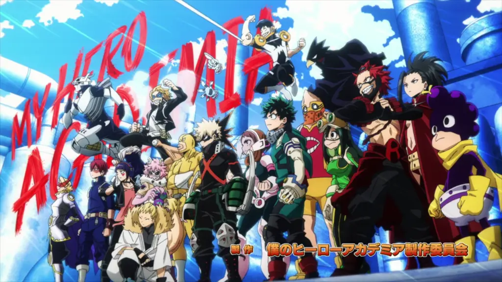 Visual kunci untuk Boku no Hero Academia season 5