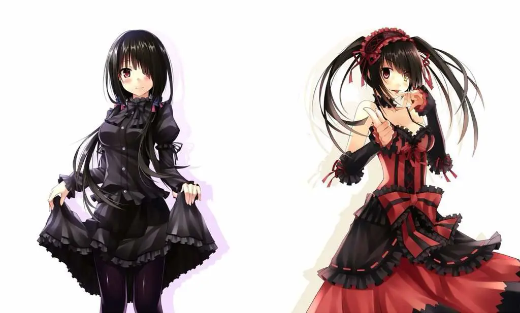 Gambar visual kunci dari anime Date A Live